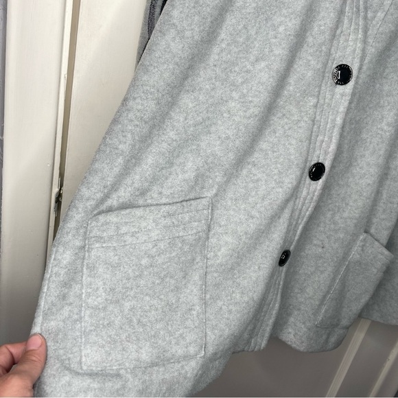 Vintage Bob Mackie Wearable Art Cardigan Sweater Gray Black Embroidered XL - Picture 7 of 14